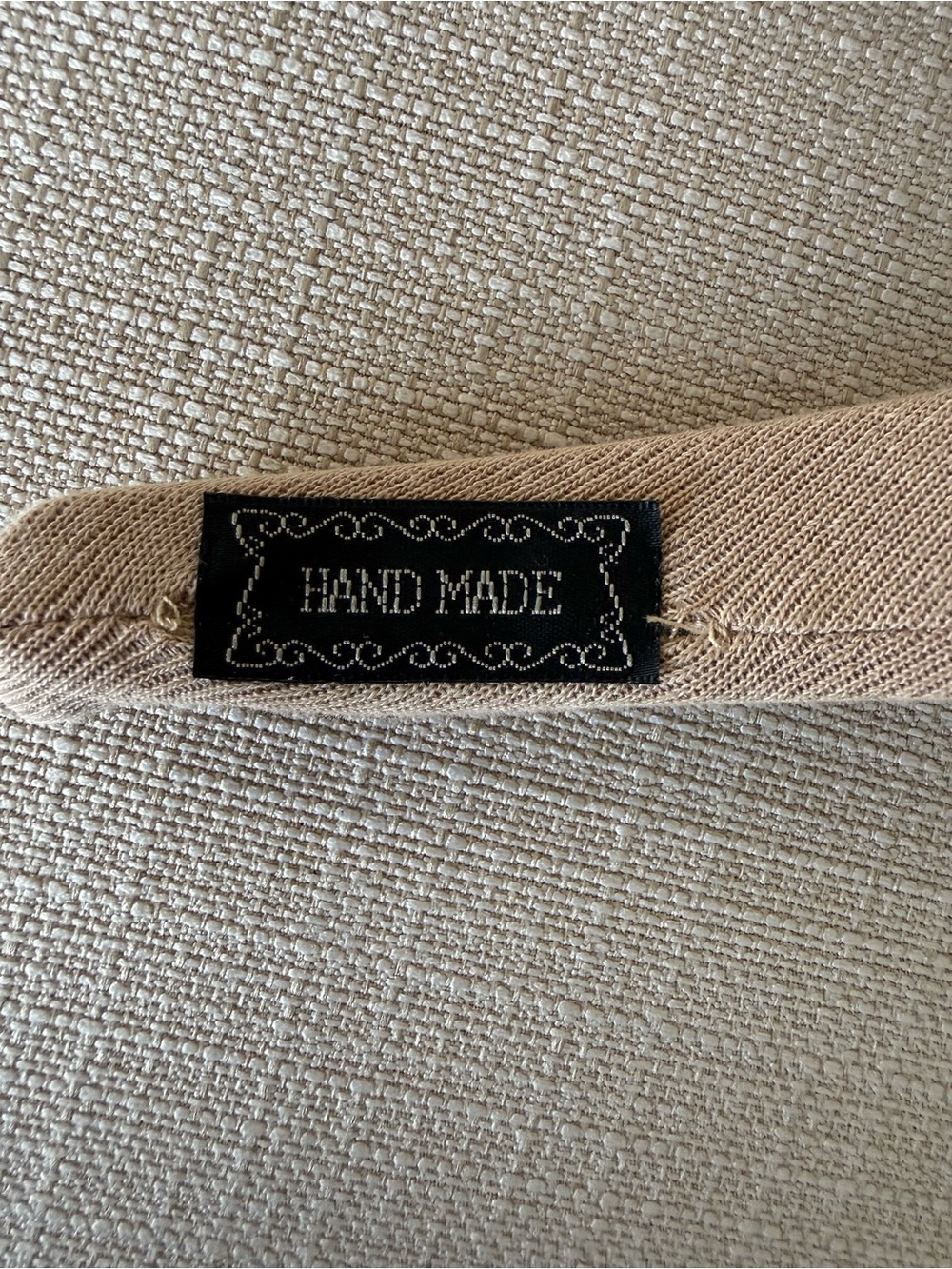 Custom Gucci Logo Padded Headband Beige Gold Statement Hair Accessory - Picture 6 of 6